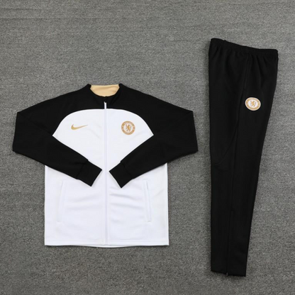 23/24 Chelsea White Full Zipper Jacket+Pants