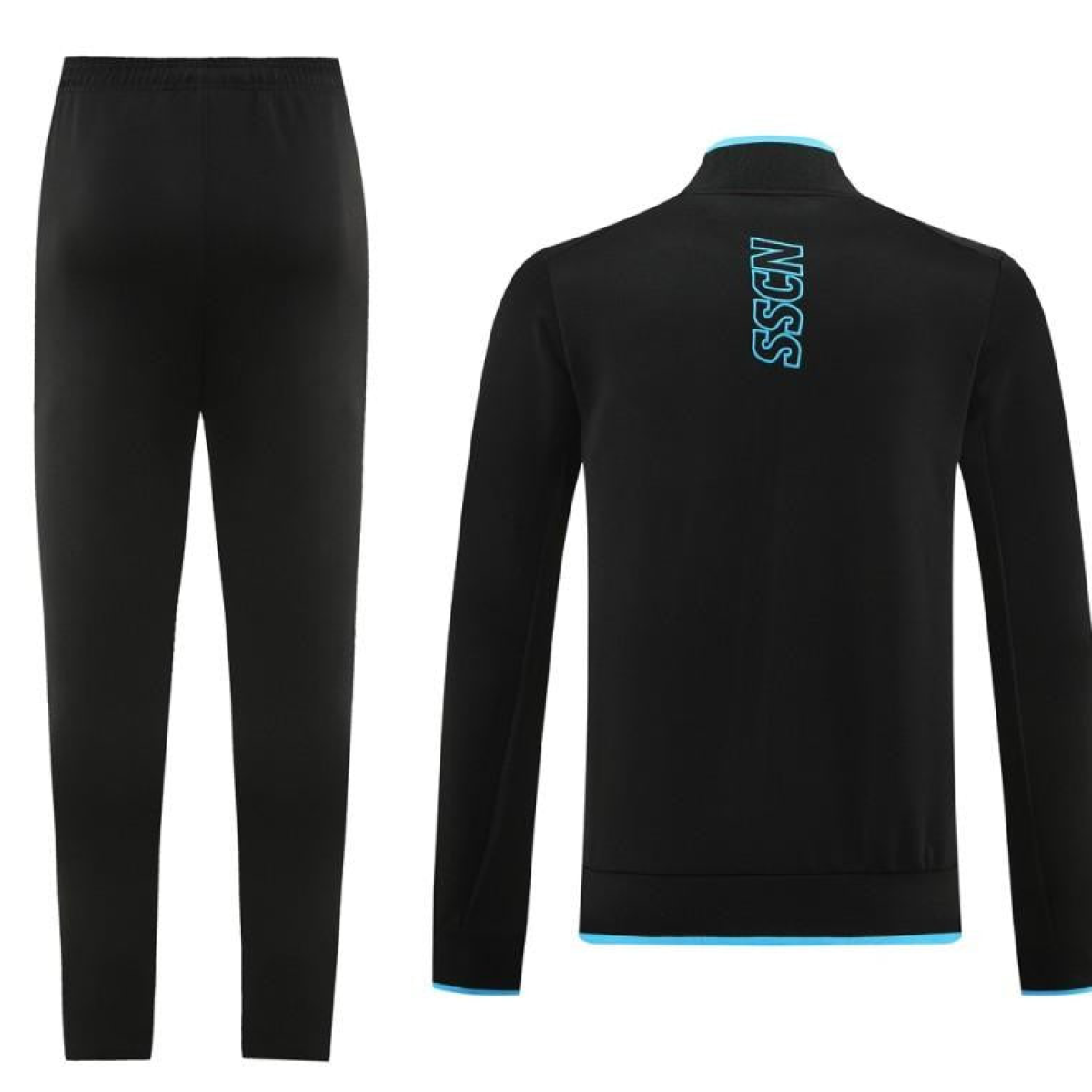 23/24 Napoli Black Full Zipper Jacket+Pants