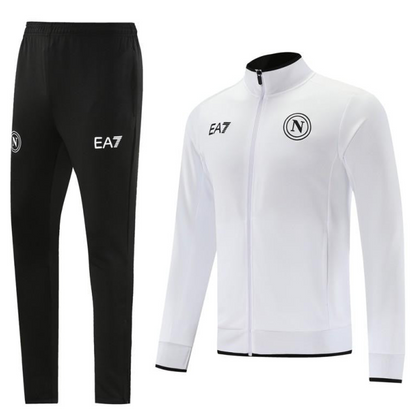 23/24 Napoli White Full Zipper Jacket+Pants