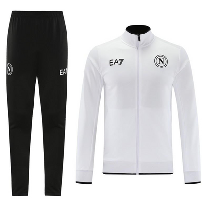 23/24 Napoli White Full Zipper Jacket+Pants