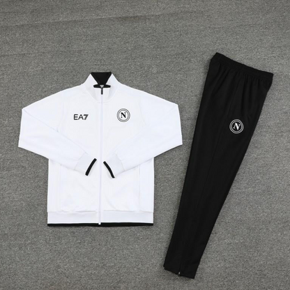 23/24 Napoli White Full Zipper Jacket+Pants