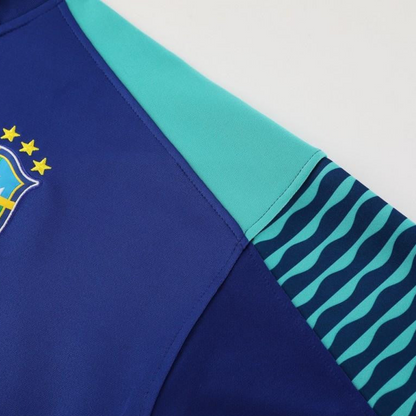 23/24 Brazil Blue Full Zipper Jacket+Pants