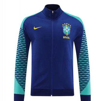 23/24 Brazil Blue Full Zipper Jacket+Pants