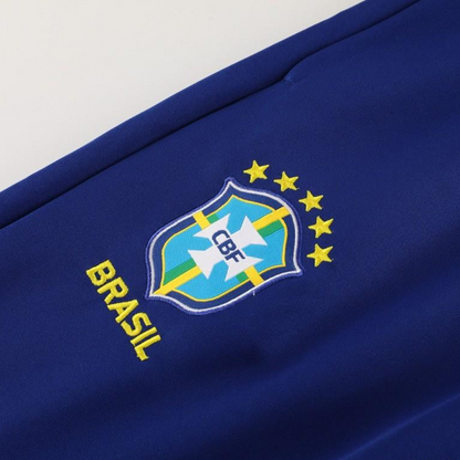 23/24 Brazil Blue Full Zipper Jacket+Pants