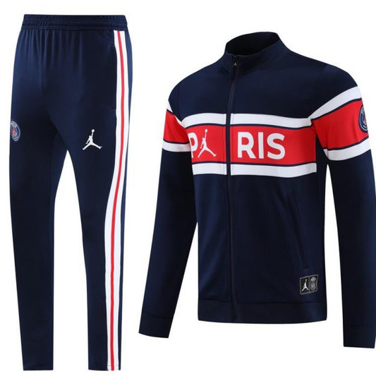 23/24 PSG Navy Red Full Zipper Jacket+Pants