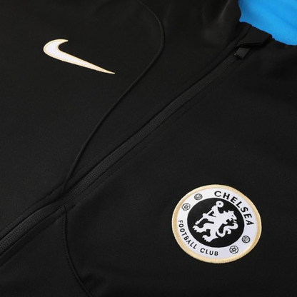 23/24 Chelsea Black Full Zipper Jacket+Pants