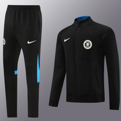 23/24 Chelsea Black Full Zipper Jacket+Pants
