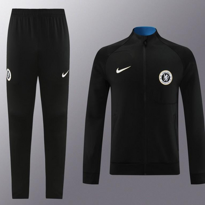 23/24 Chelsea Black Full Zipper Jacket+Pants