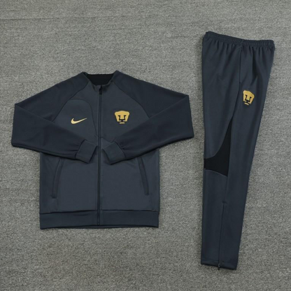 23/24 Pumas UNAM Black Full Zipper Jacket+Pants