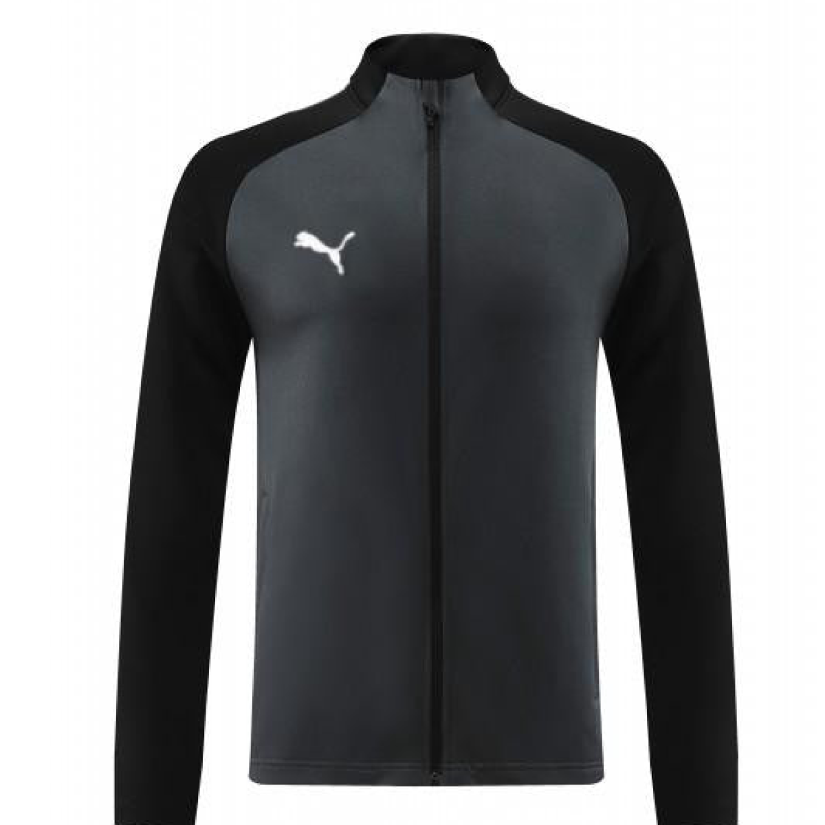 23/24 PUMA Black/Grey Full Zipper Hooide Jacket+Pants