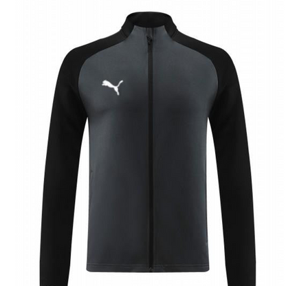 23/24 PUMA Black/Grey Full Zipper Hooide Jacket+Pants