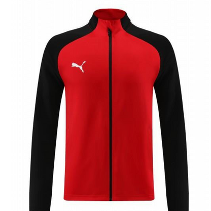 23/24 PUMA Black/Red Full Zipper Hooide Jacket+Pants