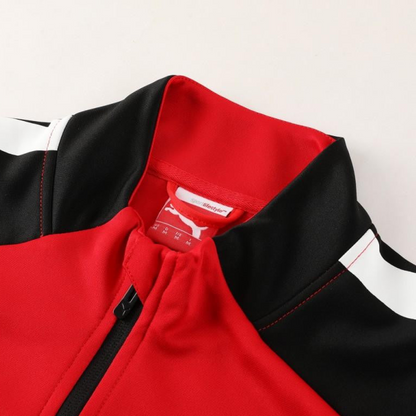 23/24 PUMA Black/Red Full Zipper Hooide Jacket+Pants