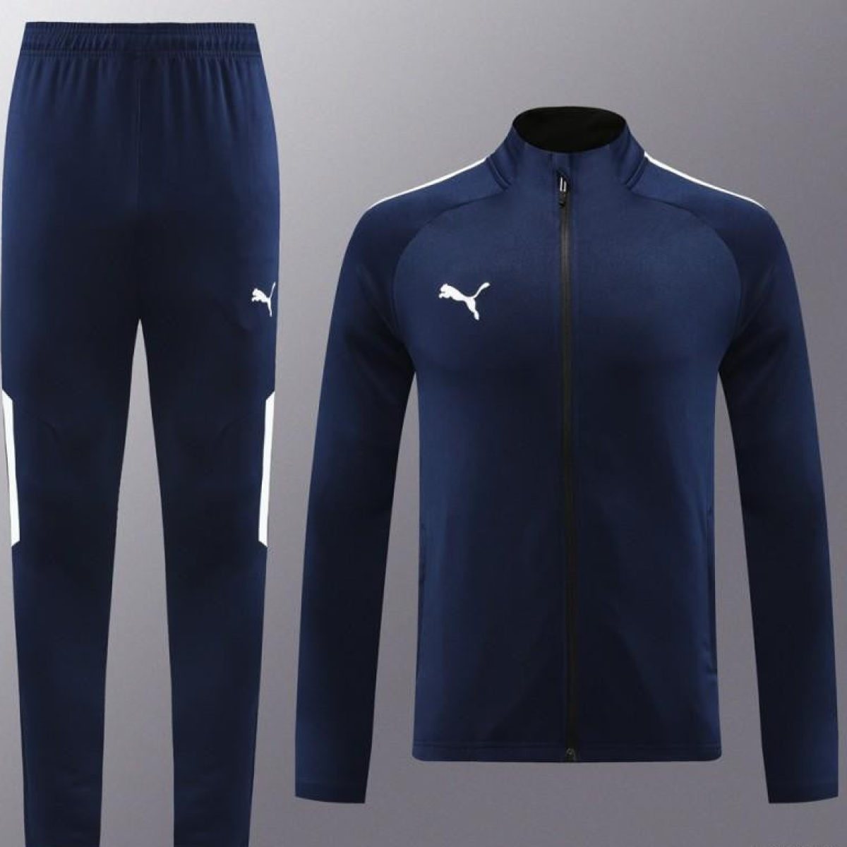 23/24 PUMA Navy Full Zipper Hooide Jacket+Pants