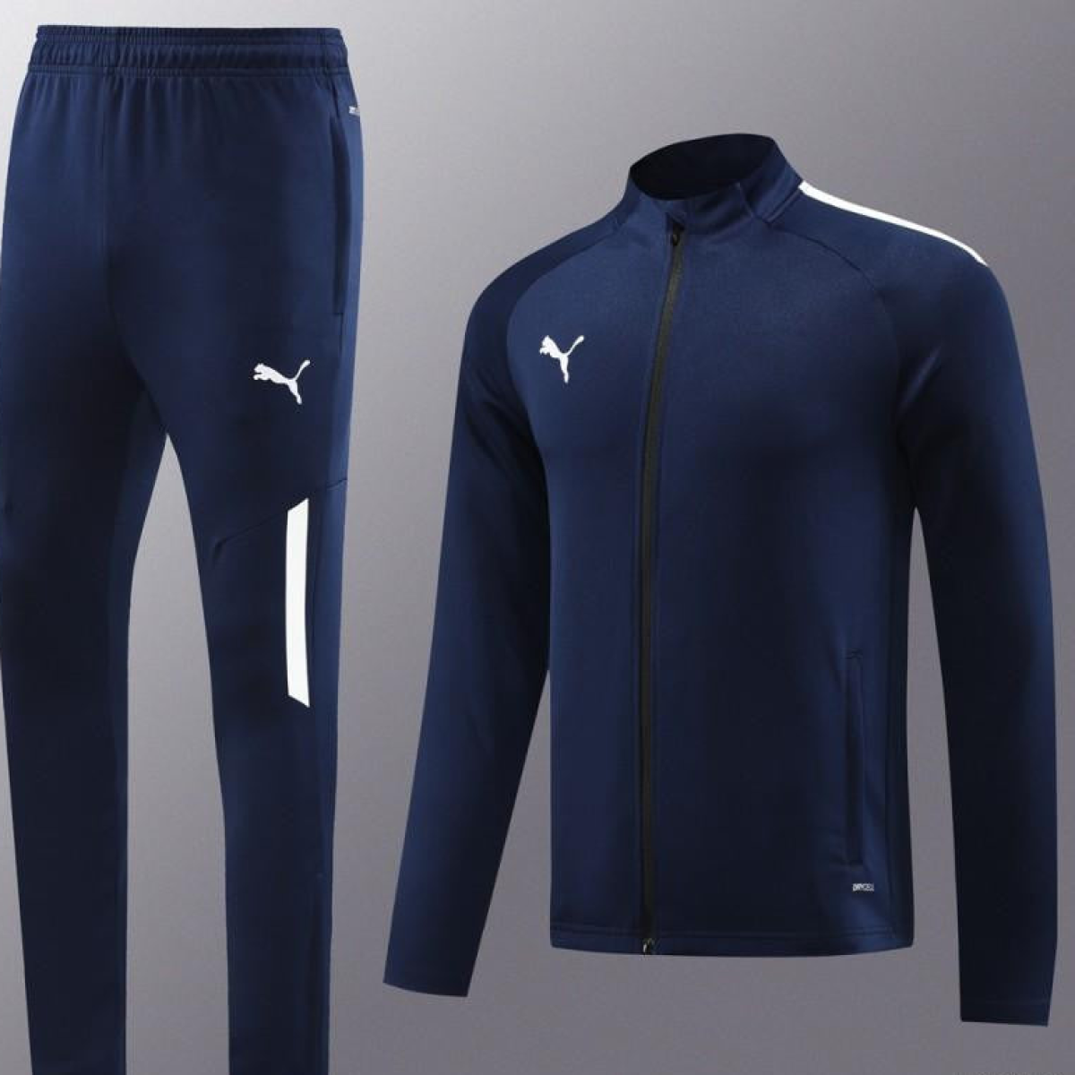 23/24 PUMA Navy Full Zipper Hooide Jacket+Pants