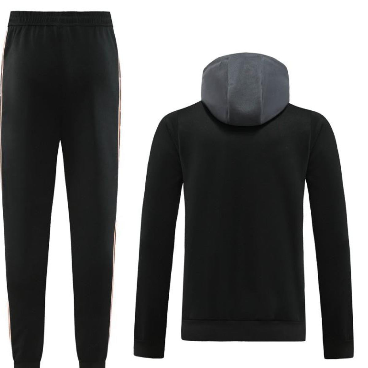 23/24 NIKE Black/Grey Full Zipper Hooide Jacket+Pants