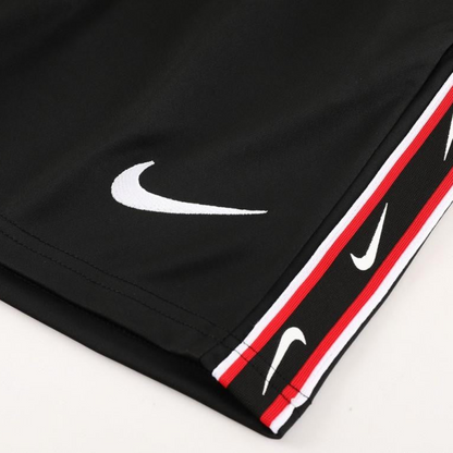 23/24 NIKE Black/Red Short Sleeve Jersey+Pants