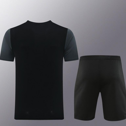 23/24 NIKE Black/Grey Short Sleeve Jersey+Pants