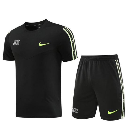 23/24 NIKE Black Short Sleeve Jersey+Pants
