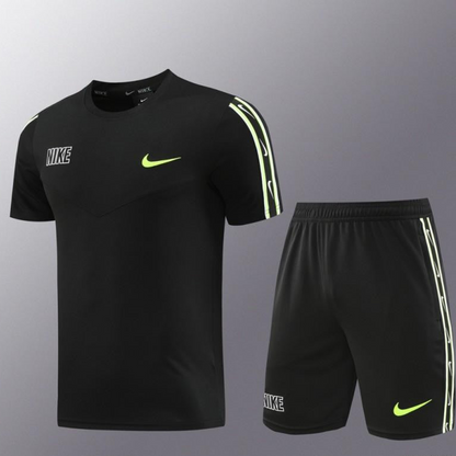 23/24 NIKE Black Short Sleeve Jersey+Pants