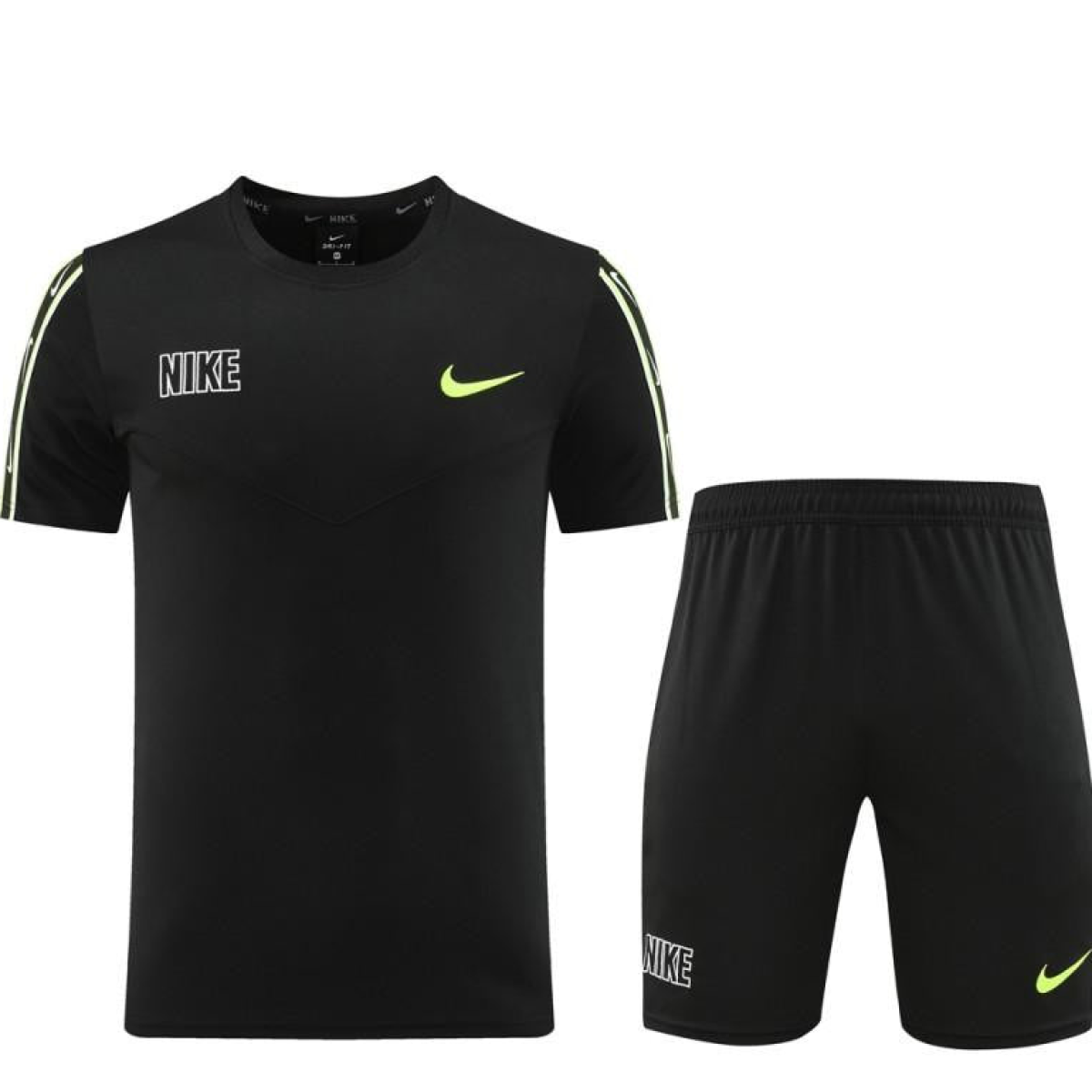 23/24 NIKE Black Short Sleeve Jersey+Pants