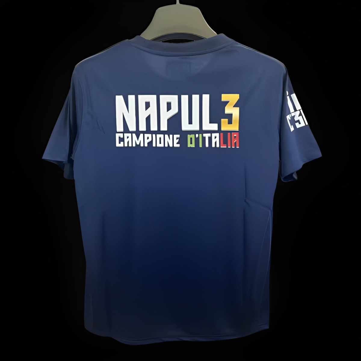 23/23 Napoli Napul 3 Campione D'Italia Navy Jersey