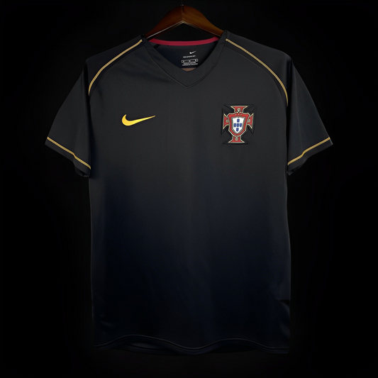 Retro 2006 Portugal Away Black Jersey