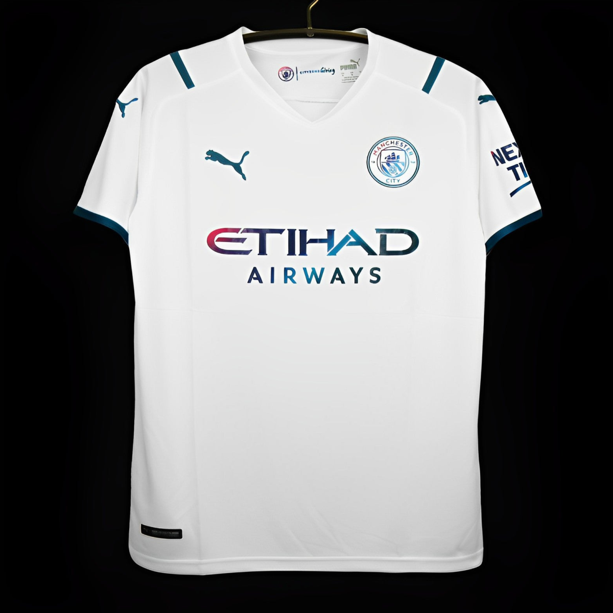 Retro 21/22 Manchester City Away White Jersey
