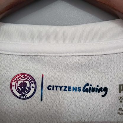 Retro 21/22 Manchester City Away White Jersey