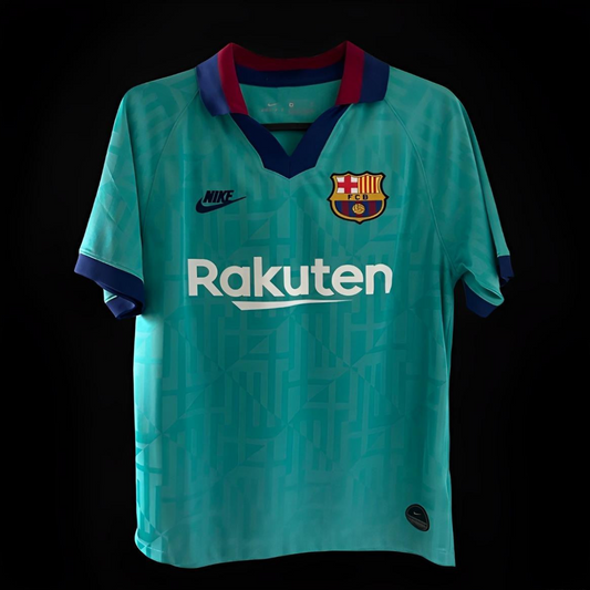 Retro 19/20 Barcelona Third Blue Jersey