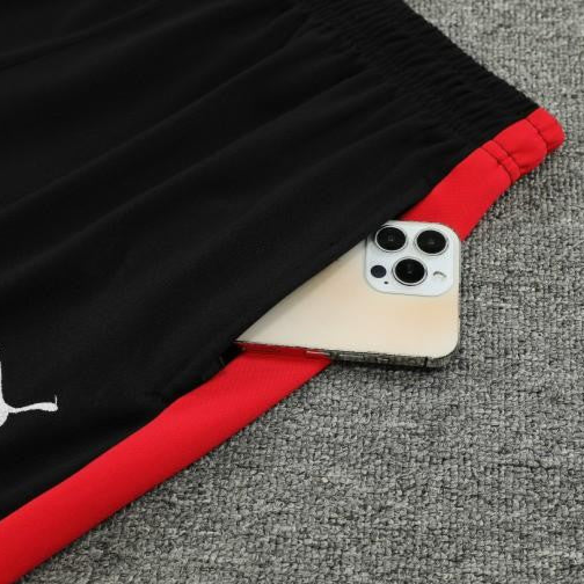 23/24 AC Milan Red Black Half Zipper Jacket+ Pants