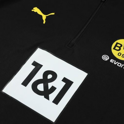 23/24 Borussia Dortmund Black Half Zipper Jacket+ Pants