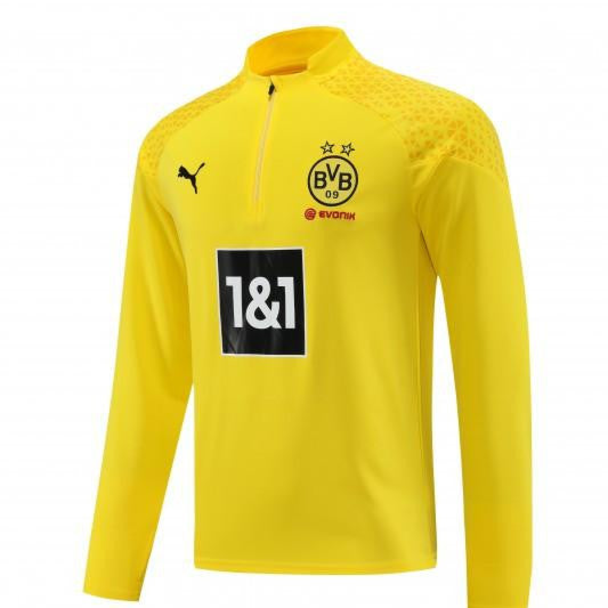 23/24 Borussia Dortmund Yellow Half Zipper Jacket+ Pants