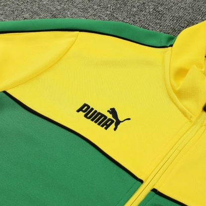 23/24 Puma Yellow Green Full Zipper Jacket+Pants