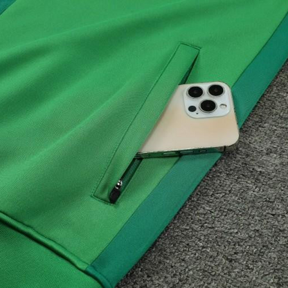 23/24 Nike Green Full Zipper Jacket+ Pants