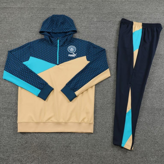 23/24 Puma Mixed Color Half Zipper Jacket+Pants