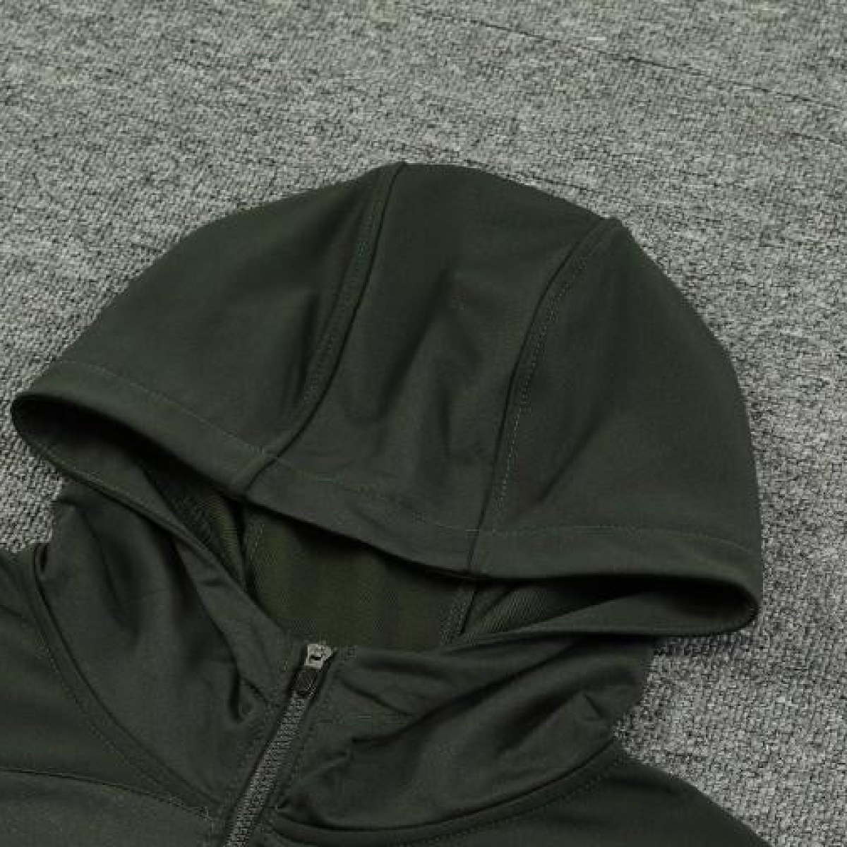 23/24 Barcelona Dark Green Hoodie Half Zipper Jacket+ Pants