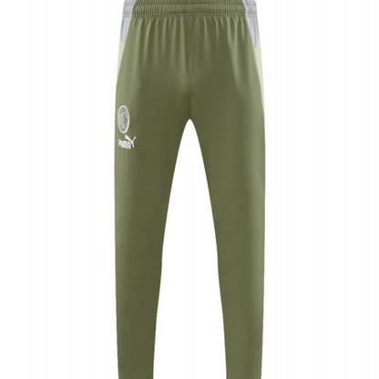 23/24 PUMA Green Grey Hoodie Half Zipper Jacket+Pants