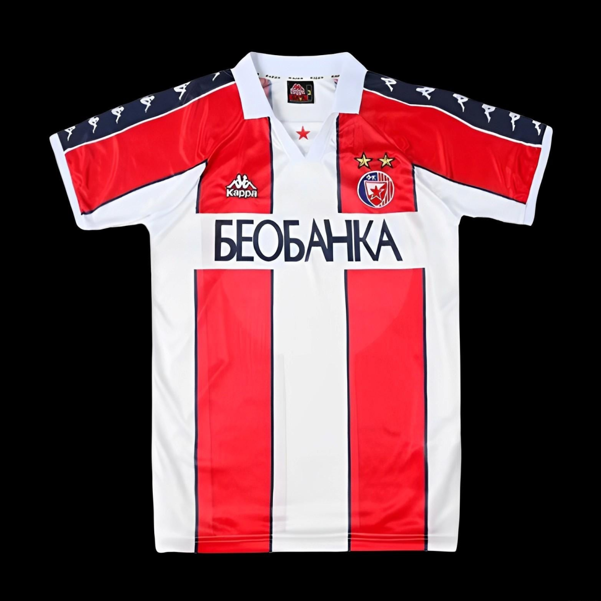 Retro 95/97 Red Star Belgrade Home Jersey