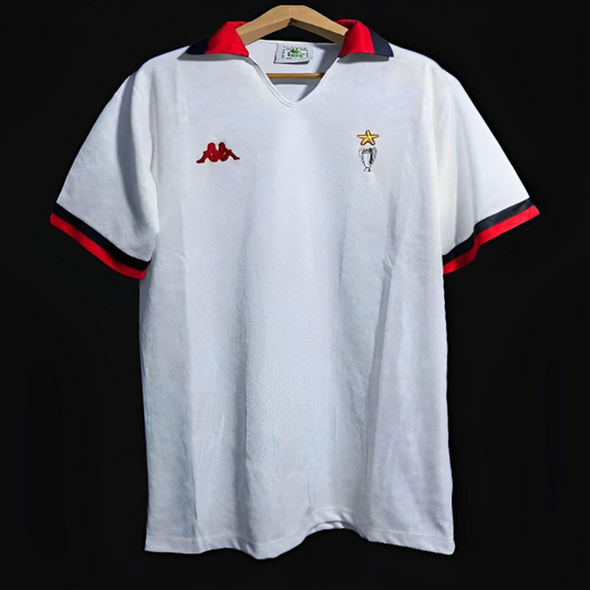 Retro 88/89 AC Miilan Away White Jersey