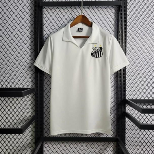 Retro 1970 Santos Home White Jersey