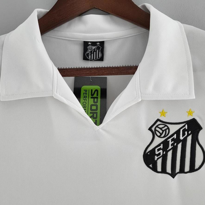 Retro 1970 Santos Home White Jersey