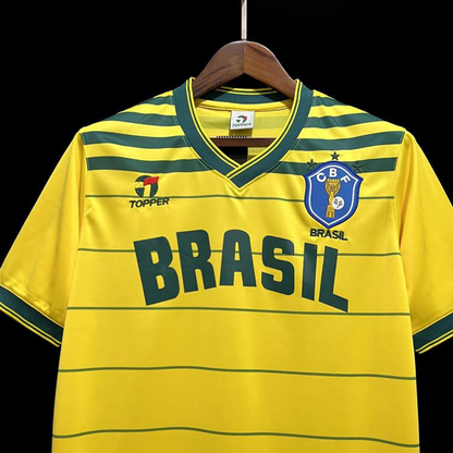 Retro Brazil 1984 Home Jersey