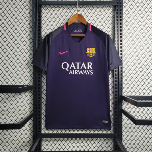Retro 16-17 Barcelona Away Purple Jersey