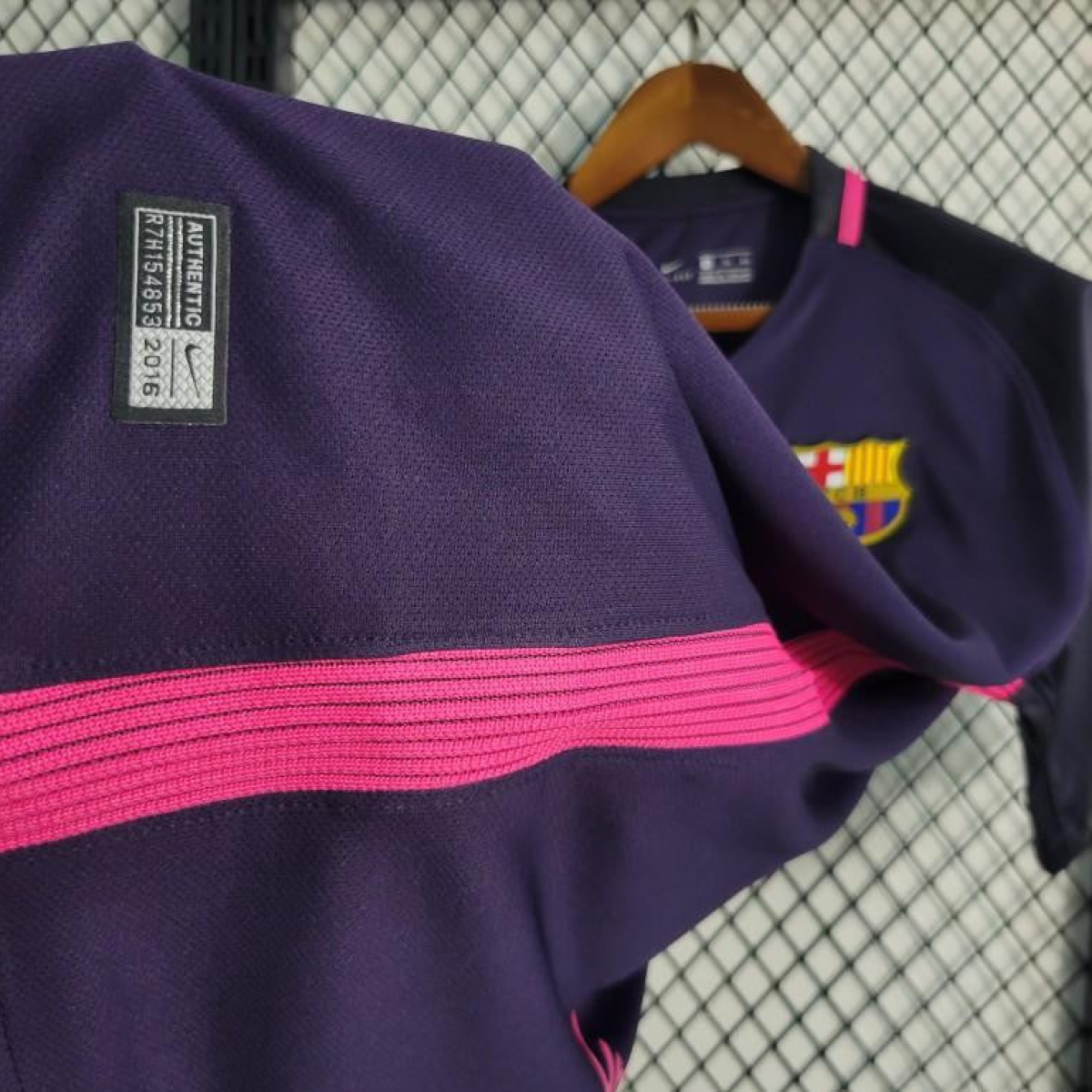 Retro 16-17 Barcelona Away Purple Jersey