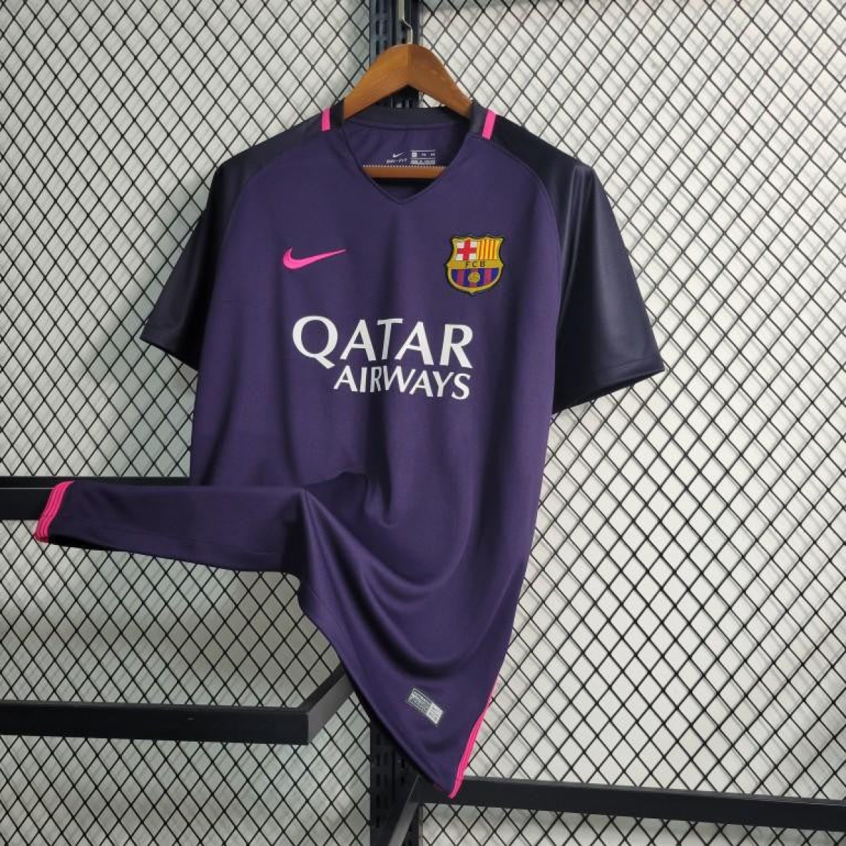 Retro 16-17 Barcelona Away Purple Jersey