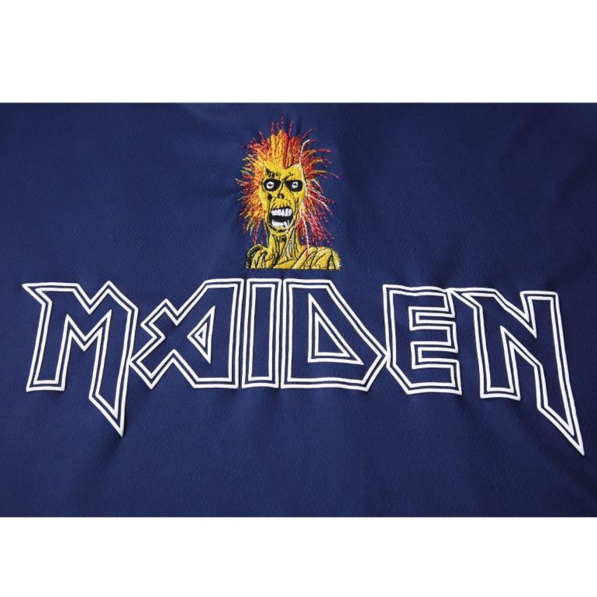 Retro 98/99 West Ham United x Iron Maiden Long Sleeve Navy Jersey
