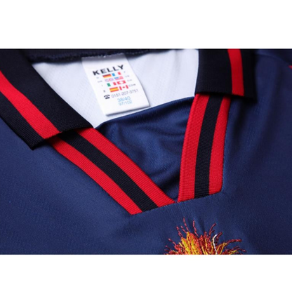Retro 98/99 West Ham United x Iron Maiden Long Sleeve Navy Jersey