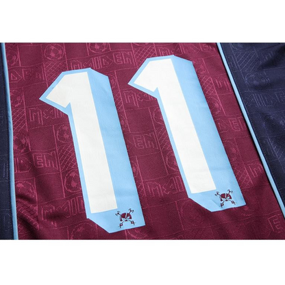 Retro 2011 West Ham United x Iron Maiden Away Jersey