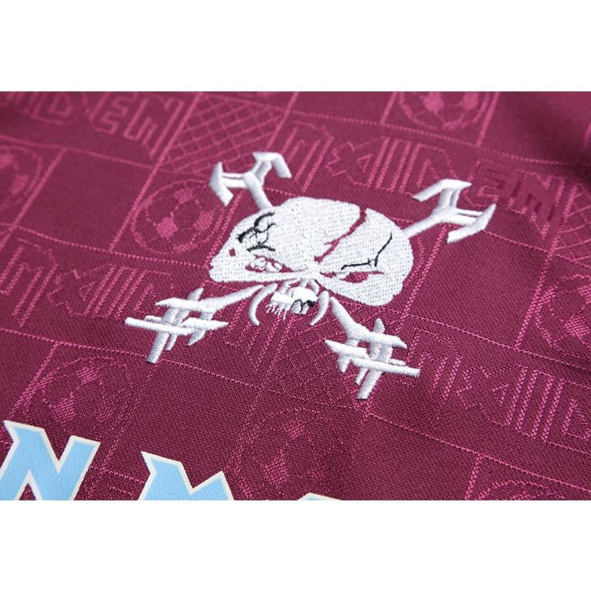 Retro 2011 West Ham United x Iron Maiden Away Jersey